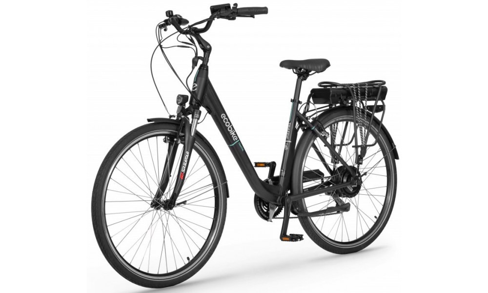 Электрический велосипед Ecobike Traffic 28" 2023 black - 9
