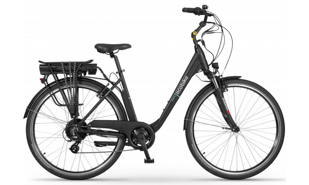 Elektrinis dviratis Ecobike Traffic 28" 2023 black - 10