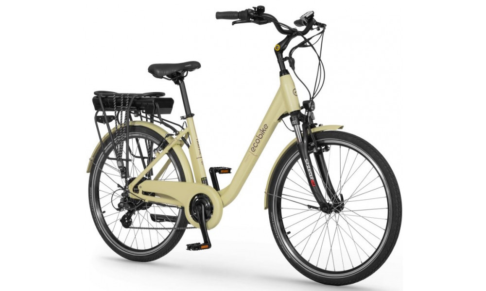 Elektrinis dviratis Ecobike Traffic 26" 2023 beige - 1