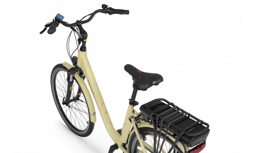 Elektrinis dviratis Ecobike Traffic 26" 2023 beige - 3