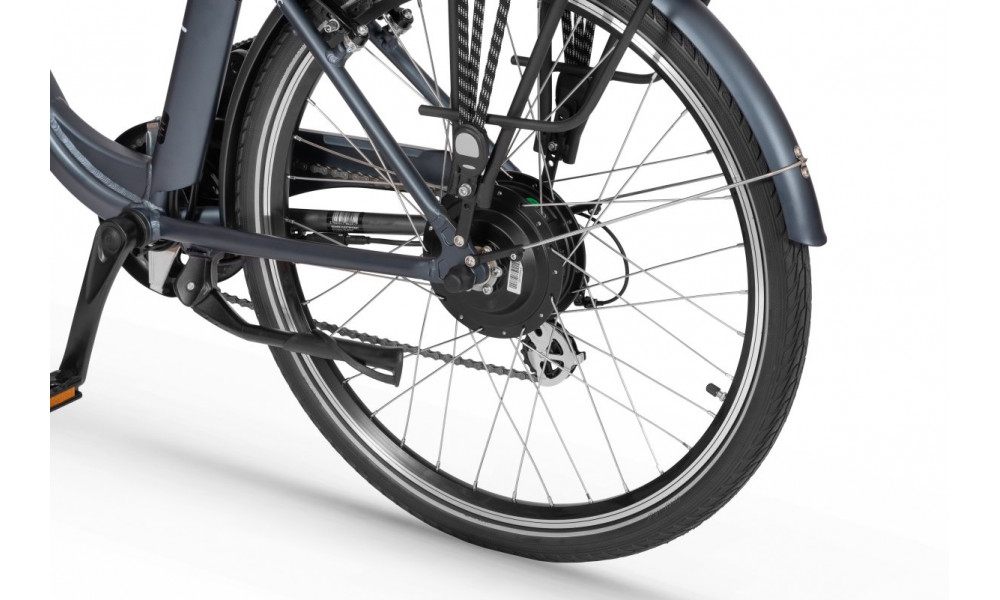 Электрический велосипед Ecobike Traffic 26" 2023 navy blue - 4