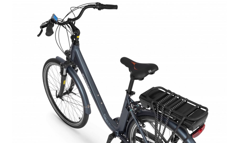 Электрический велосипед Ecobike Traffic 26" 2023 navy blue - 5
