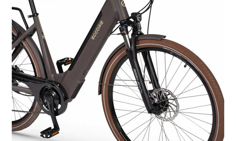 E-bike Ecobike X-City 28" 2023 coffee - 7