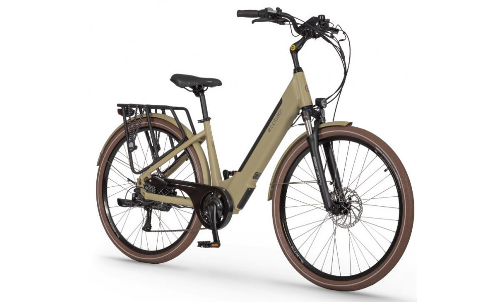Электрический велосипед Ecobike X-City 28" 2023 cappuccino - 1