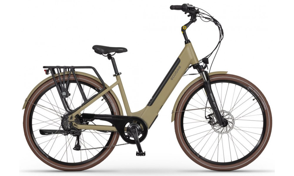 Электрический велосипед Ecobike X-City 28" 2023 cappuccino - 9