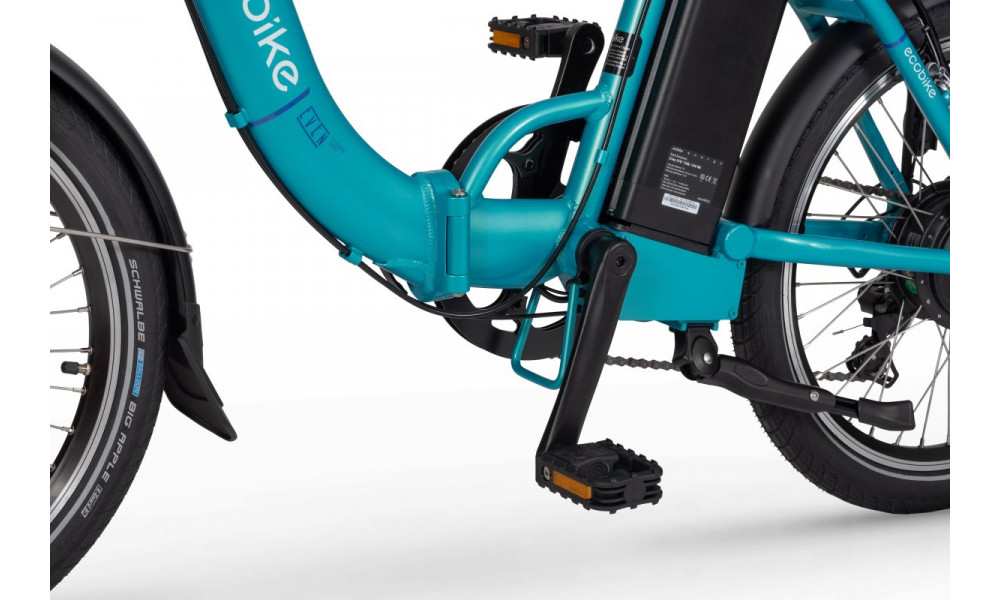 Электрический велосипед Ecobike Even 20" 2023 ocean blue - 3