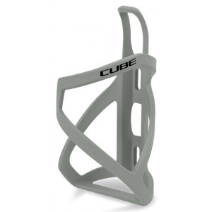 Bottle cage Cube HPP Left-Hand Sidecage matt swamp grey'n'glossy black