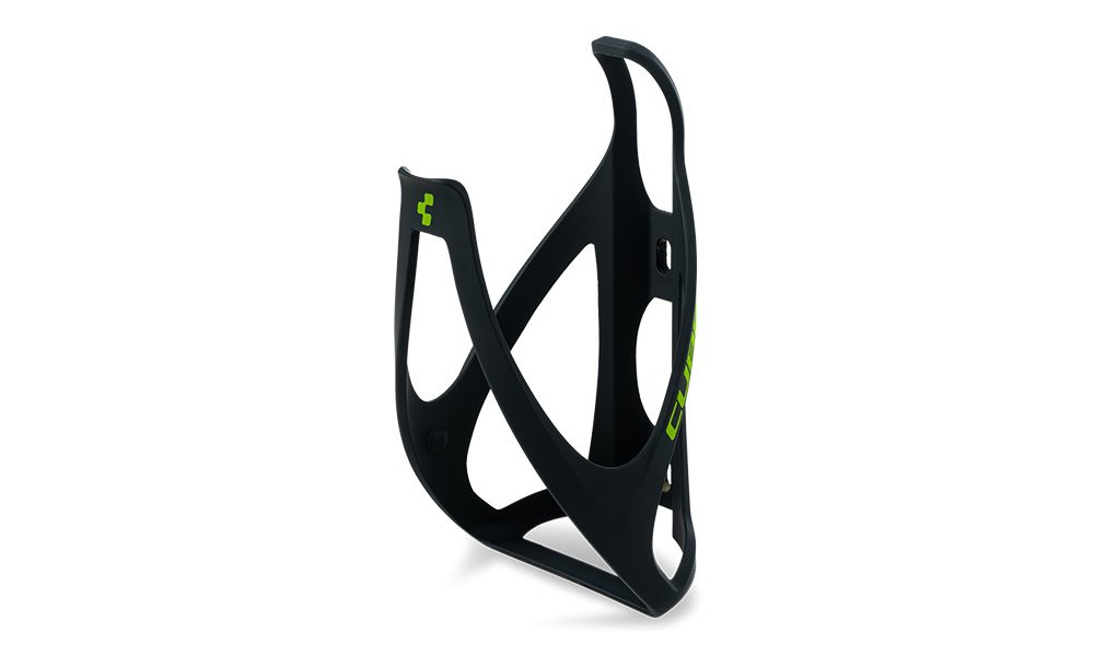 Bottle cage Cube HPP matt black'n'green 