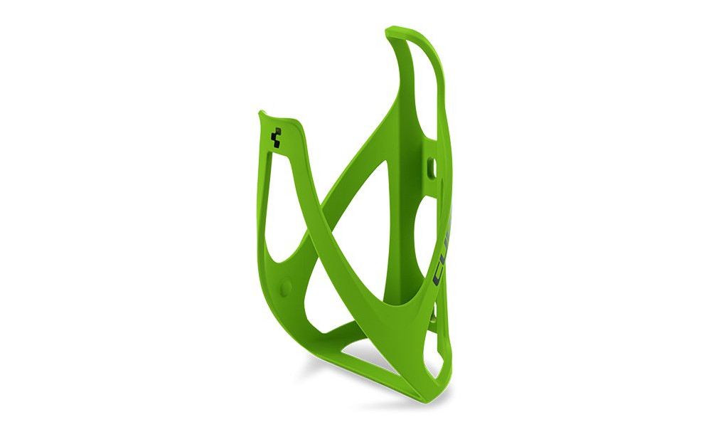 Bottle cage Cube HPP matt green'n'glossy black 