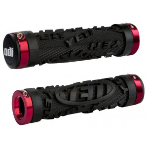 Ручки руля ODI Yeti HC MTB Lock-On Bonus Pack Black/Red