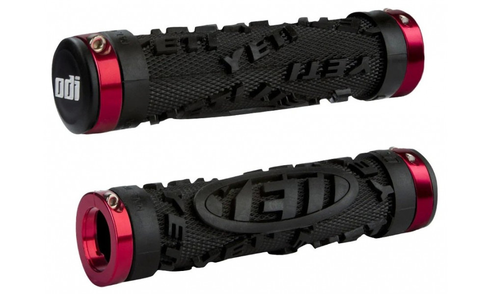 Ручки руля ODI Yeti HC MTB Lock-On Bonus Pack Black/Red 