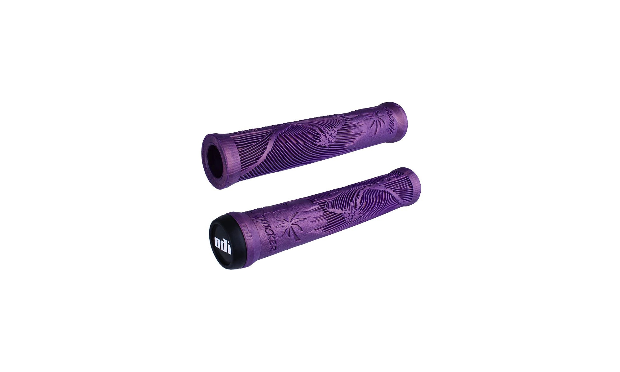 Ручки руля ODI Hucker Signature 160mm No Flange Purple 