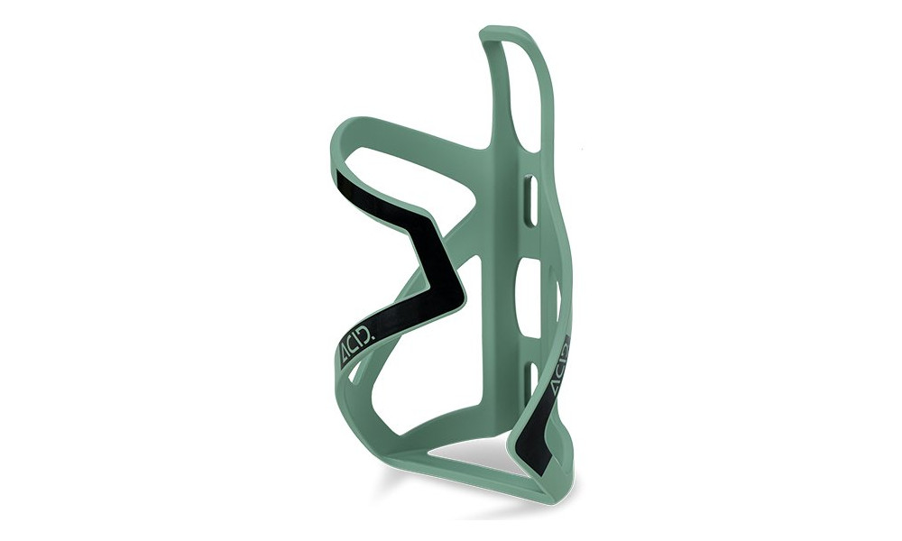 Bottle cage ACID HPP Sidecage matt green'n'glossy black 