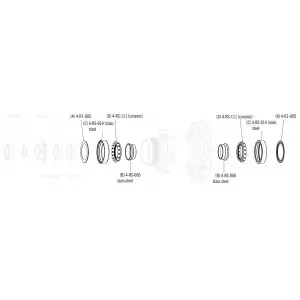 Сервисный комплект втулки Fulcrum CULT set