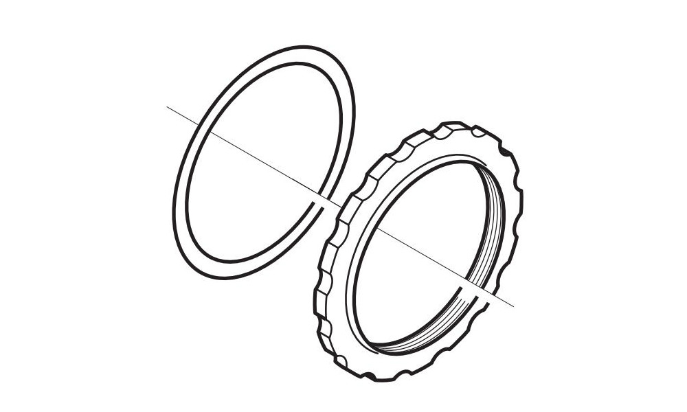 Disc lockring Fulcrum for AFS disc mount with washer (4 pcs.) 