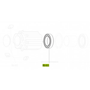 Подшипники для втулки Fulcrum RS-011 (4 шт.)