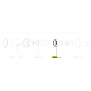 Подшипники для втулки Fulcrum sealed 28x17x7mm (4 шт.)