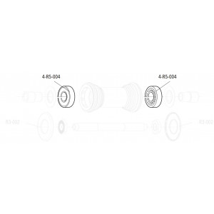 Подшипники для втулки Fulcrum Road 28x12x8mm (4 шт.)