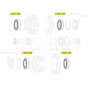 Подшипники для втулки Fulcrum sealed 32x20x7mm for MTB hubs (4 шт.) Подшипники для втулки Fulcrum sealed 32x20x7mm for MTB hubs (4 шт.)