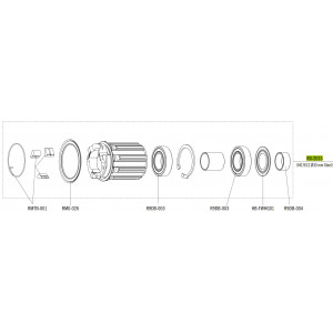 Корпус втулки Fulcrum steel for Shimano HG 9/10/11-speed cassettes