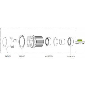 Корпус втулки Fulcrum for Shimano Micro Spline 12-speed cassettes