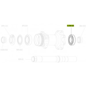 Подшипники для втулки Fulcrum sealed 30x17x6,5mm (4 шт.)