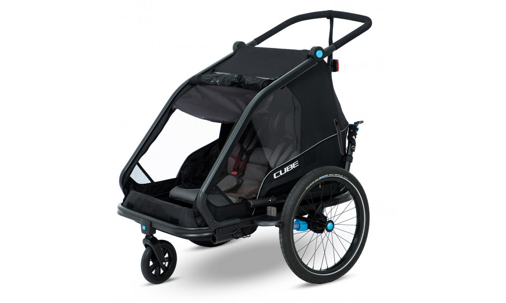 Детский прицеп Cube Double CMPT black - 2