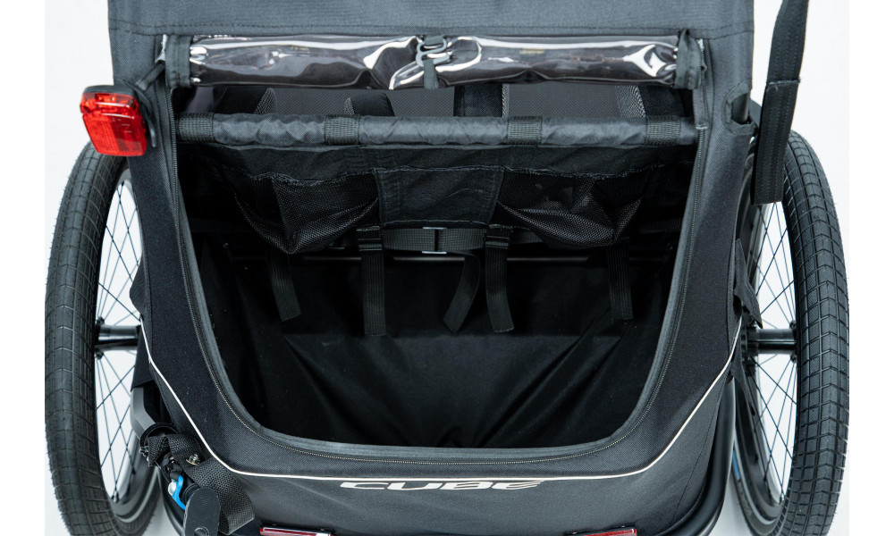 Kids trailer Cube Double CMPT black - 3