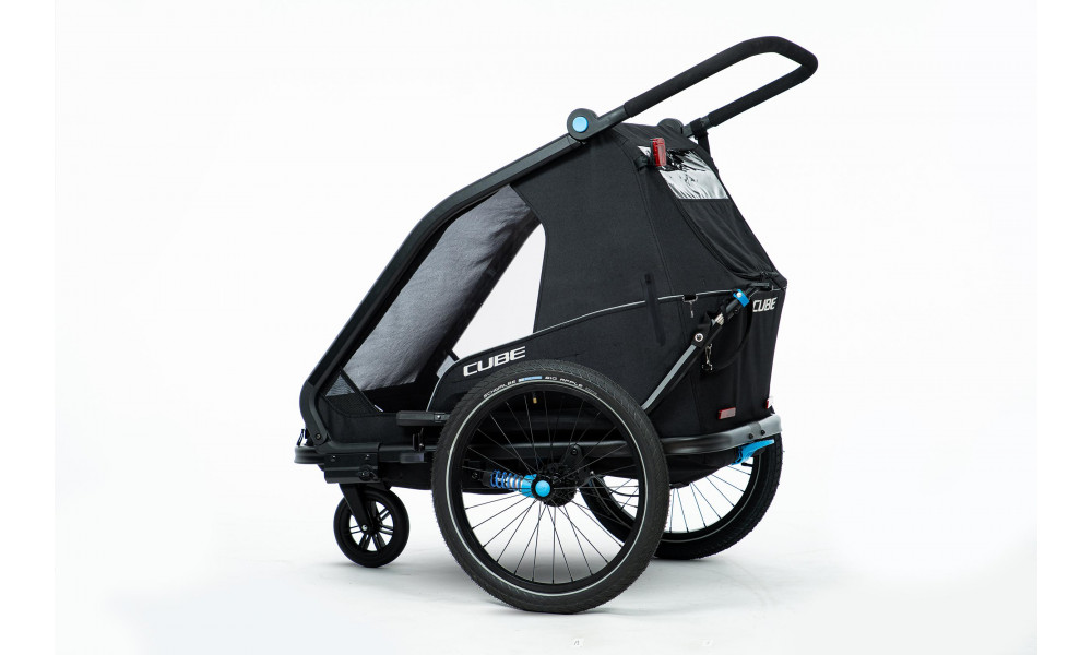 Kids trailer Cube Double CMPT black - 9