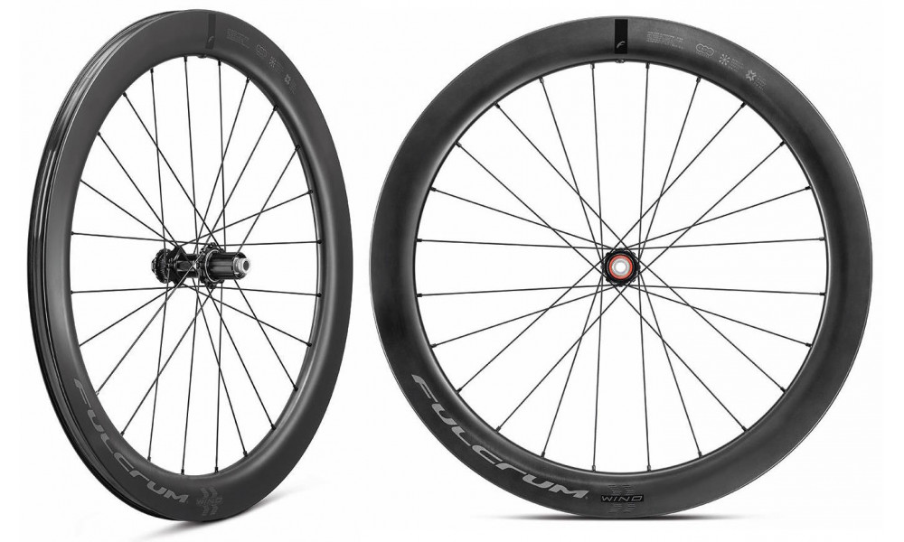 Комплект велосипедных колес Fulcrum Wind 57 DB 2WF C23 AFS front HH12 - rear HH12/142-Shimano MS12 - 1