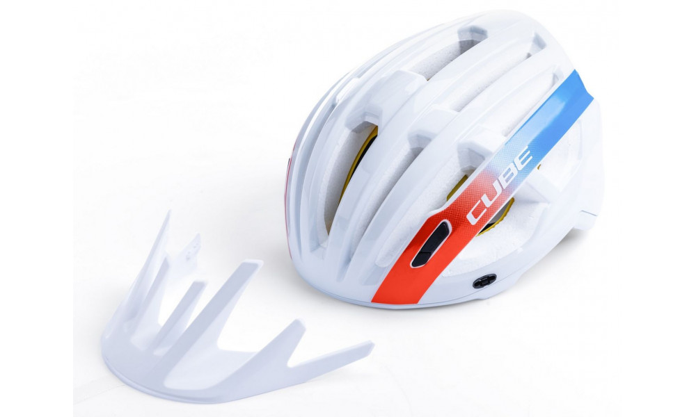 Helmet Cube OFFPATH Teamline white - 3