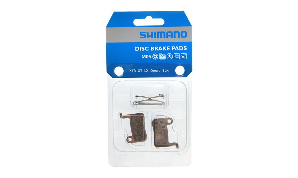 Дисковые тормозные колодки Shimano M06 Metal - 2