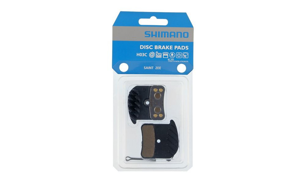 Дисковые тормозные колодки Shimano H03C Metal - 2