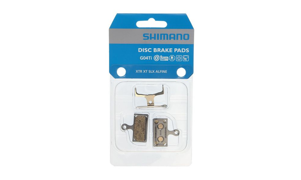 Дисковые тормозные колодки Shimano G04TI Metal 