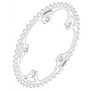 Chainring Shimano DURA-ACE FC-7710 Track 144mm 1/2"×1/8" 1-speed 53T