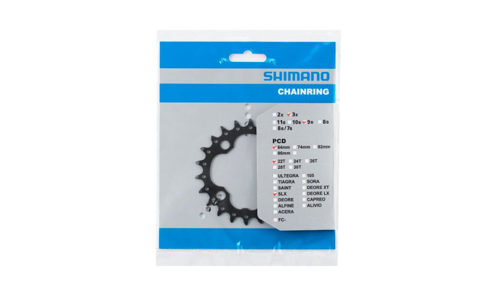 Ļåšåäķ’’ ēāåēäą Shimano SLX FC-M660 64mm 9-speed 22T-L - 2