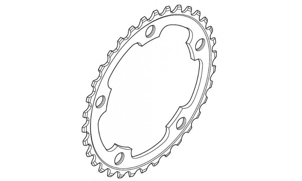 Передняя звезда Shimano ULTEGRA FC-6750 110mm 10-speed 34T 