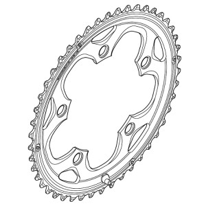 Chainring Shimano FC-CX70 110mm 10-speed 46T-G