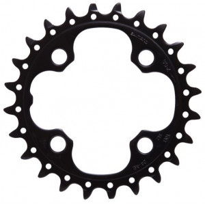 Chainring Shimano DEORE FC-M590-10E 64mm 10-speed 24T-A black