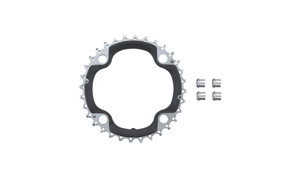 Ļåšåäķ’’ ēāåēäą Shimano XT FC-M770-10 104mm B-Type with fixing nuts 10-speed 32T-AE - 3