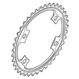 Передняя звезда Shimano DURA-ACE FC-9000 110mm for 52-38T 11-speed 38T-MC