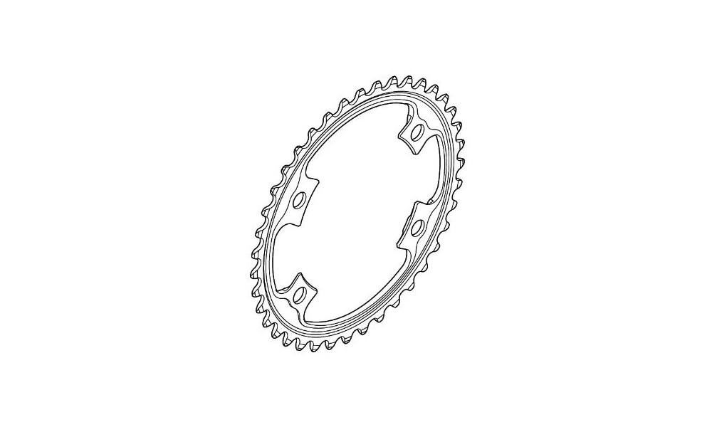 Передняя звезда Shimano DURA-ACE FC-9000 110mm for 52-38T 11-speed 38T-MC 