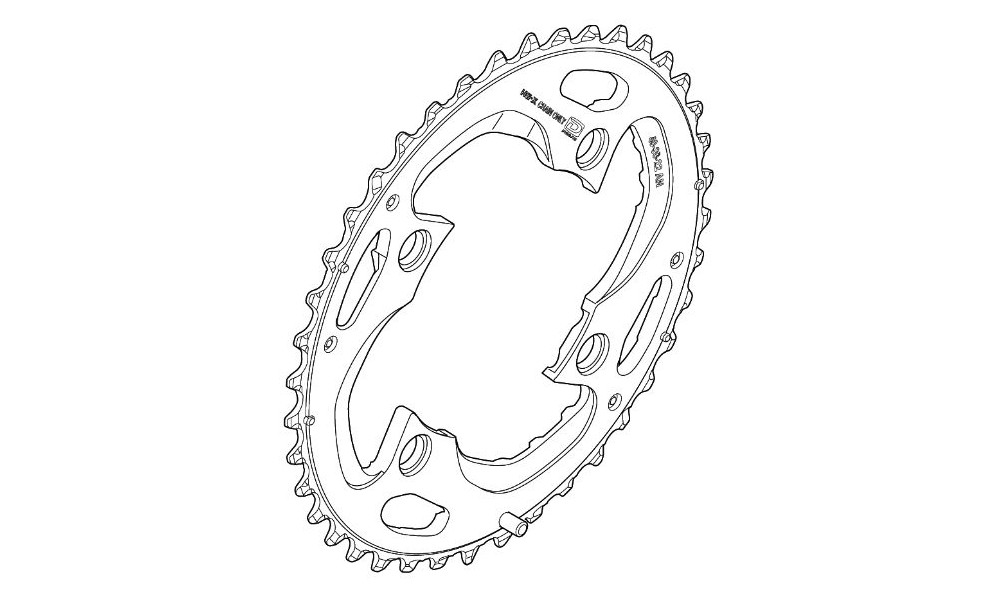 Передняя звезда Shimano XT FC-M782 96mm 10-speed 40T-AN 