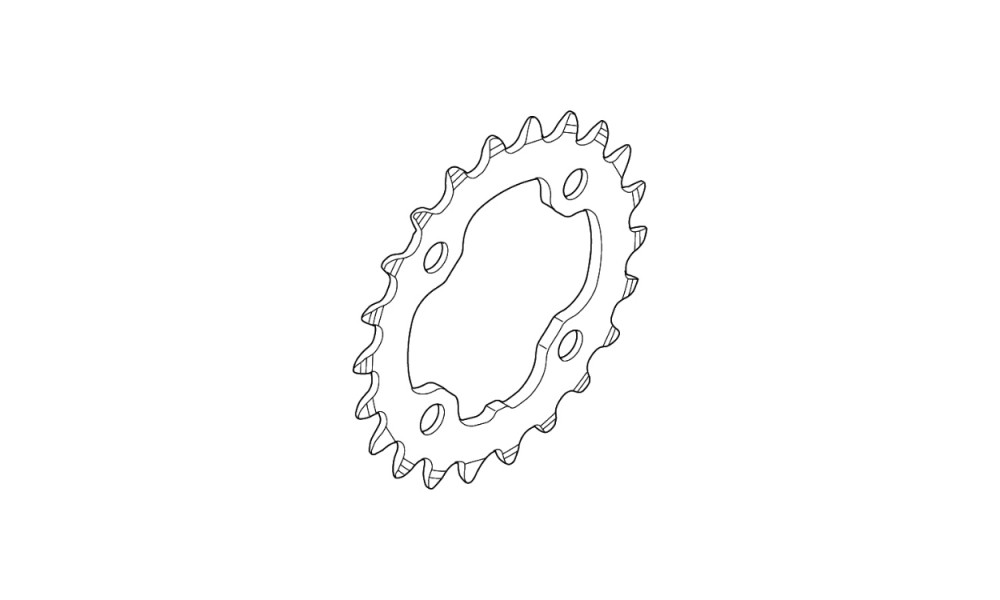 Передняя звезда Shimano XT FC-M782 64mm 10-speed 22T-AN 