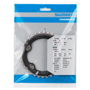 Передняя звезда Shimano SLX FC-M7000-2 96mm for 34-24T 11-speed 34T-BB