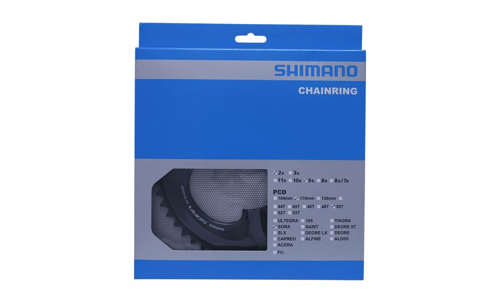 Chainring Shimano SORA FC-R3000 110mm 9-speed 50T-MP - 2