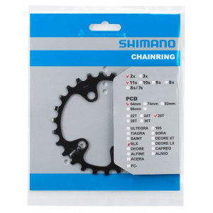 Chainring Shimano SLX FC-M7000 64mm for 36-26T 11-speed 26T-BC