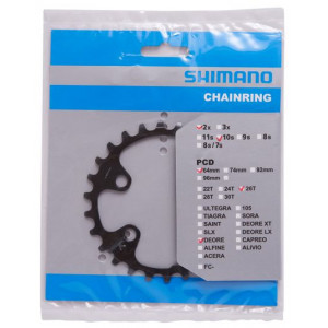 Передняя звезда Shimano DEORE FC-M6000-2/B2 64mm 10-speed 26T-BF