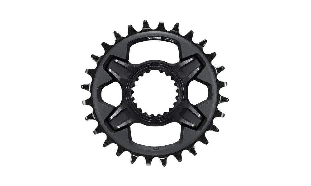 Chainring Shimano XT SM-CRM85 DirectMount with spacer for FC-M8100-1/M8130-1 12-speed 28T 