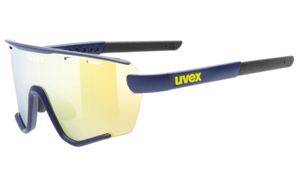 Очки Uvex sportstyle 236 S Set blue matt / mirror yellow - 1